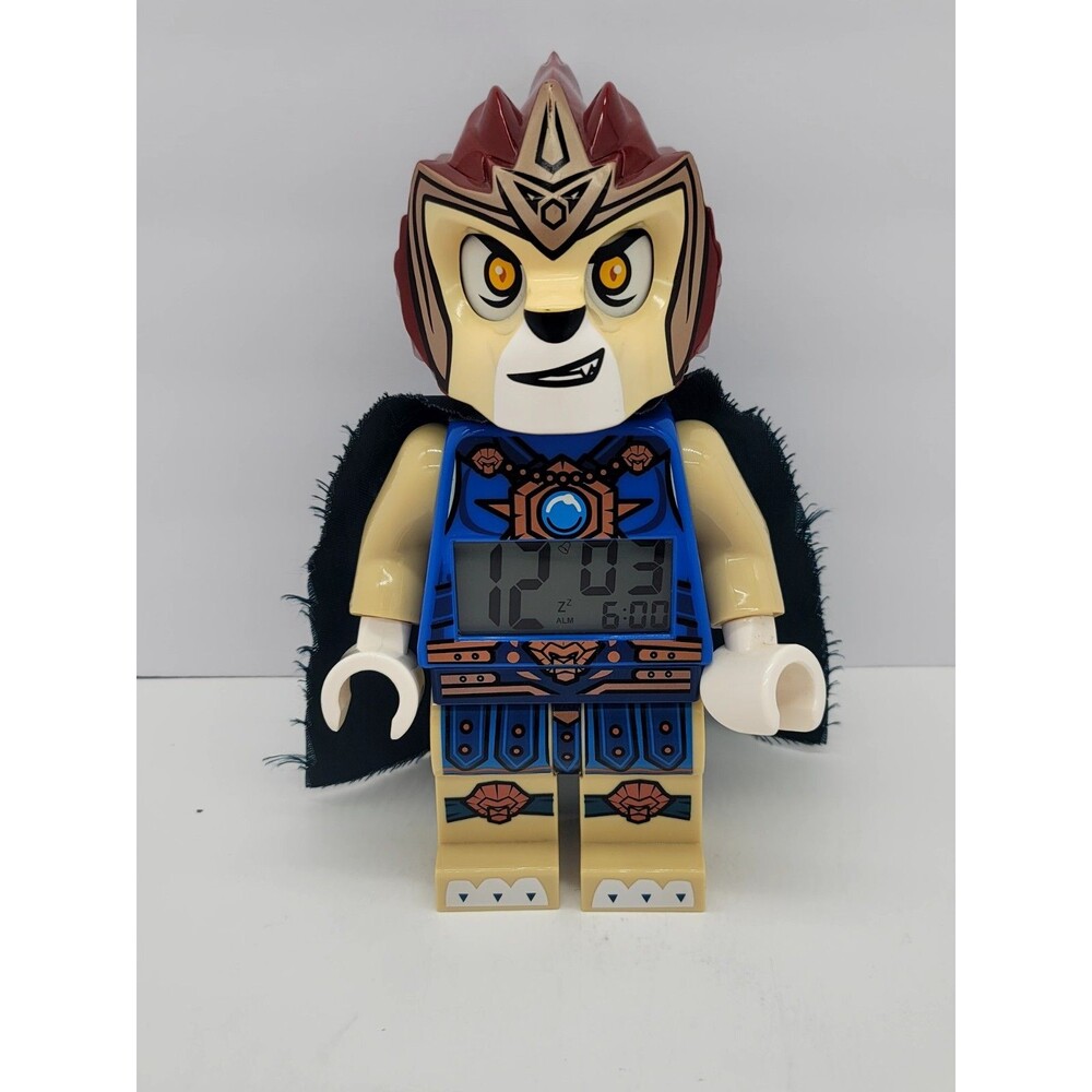 Lego Chima Laval the Lion Minifigure Alarm Clock 10" Tested Working